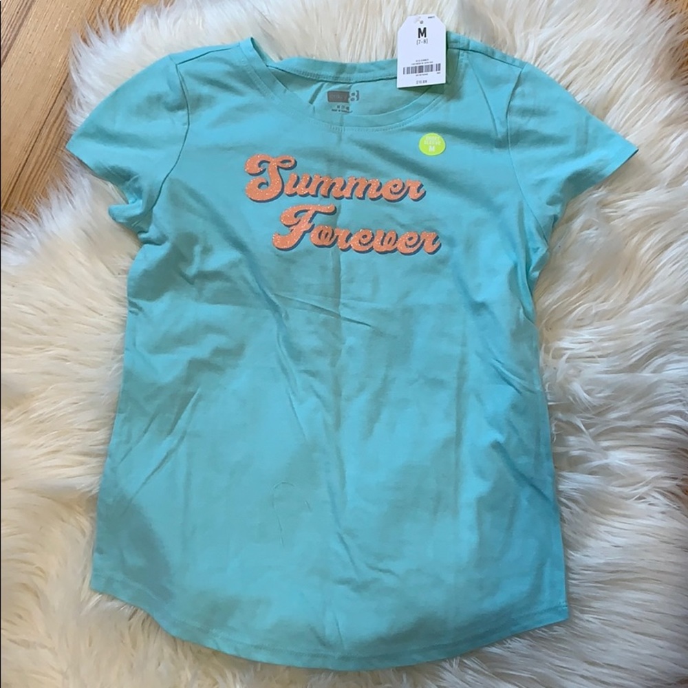 NWT Girls Crazy 8 tee